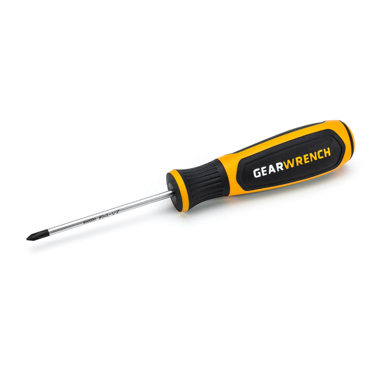 GEARWRENCH #0 Phillips screwdriver with 2-1/2 inch blade and ergonomic tri-lobe handle
