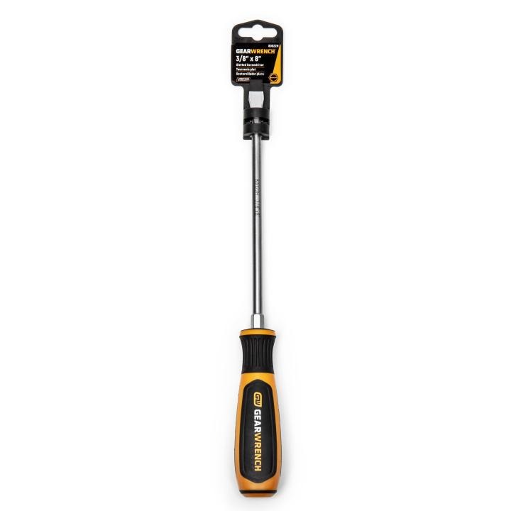 Gearwrench® Screwdriver Dual Mat Mag Blstr 3/8 Inch 8 Inch | Accent Tools
