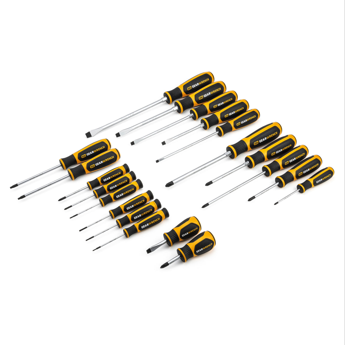 Gearwrench® 20 Pc. Phillips/Slotted/Torx Dual Material Screwdriver Set | Accent Tools
