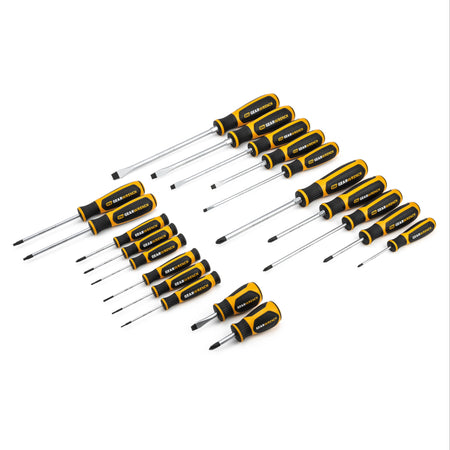 Gearwrench® 20 Pc. Phillips/Slotted/Torx Dual Material Screwdriver Set | Accent Tools