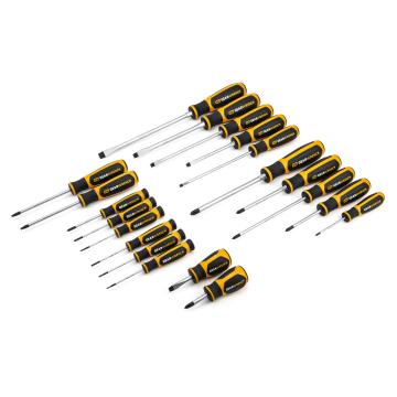 Gearwrench® 20 Pc. Phillips/Slotted/Torx Dual Material Screwdriver Set | Accent Tools