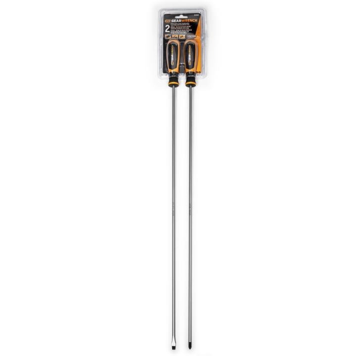 Gearwrench® 2 Pc. Phillips/Slotted Dual Material Screwdriver Set | Accent Tools