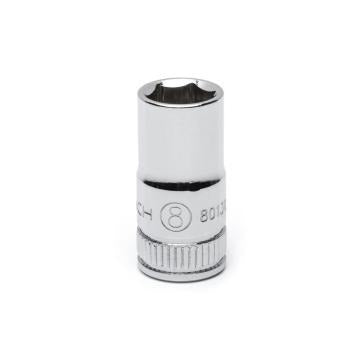 Gearwrench® 1/4 Dr 6Pt Socket Std Metric 8mm | Accent Tools