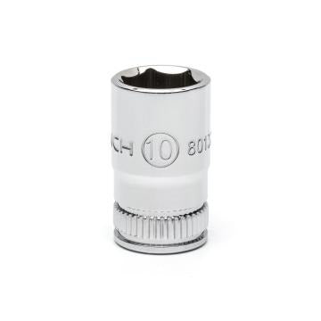 Gearwrench® Socket 1/4 Drive Standard 6pt MET 10mm | Accent Tools