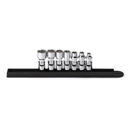Gearwrench® Socket Set 1/4 Drive Flex 6pt Rail SAE 7Pc | Accent Tools
