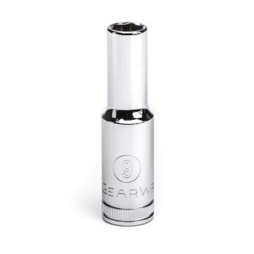 Gearwrench® 3/8 Dr 6Pt Socket Deep Metric 9mm | Accent Tools