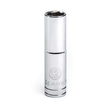 Gearwrench® 3/8 Drive 6 Point Deep Metric Socket 12mm | Accent Tools