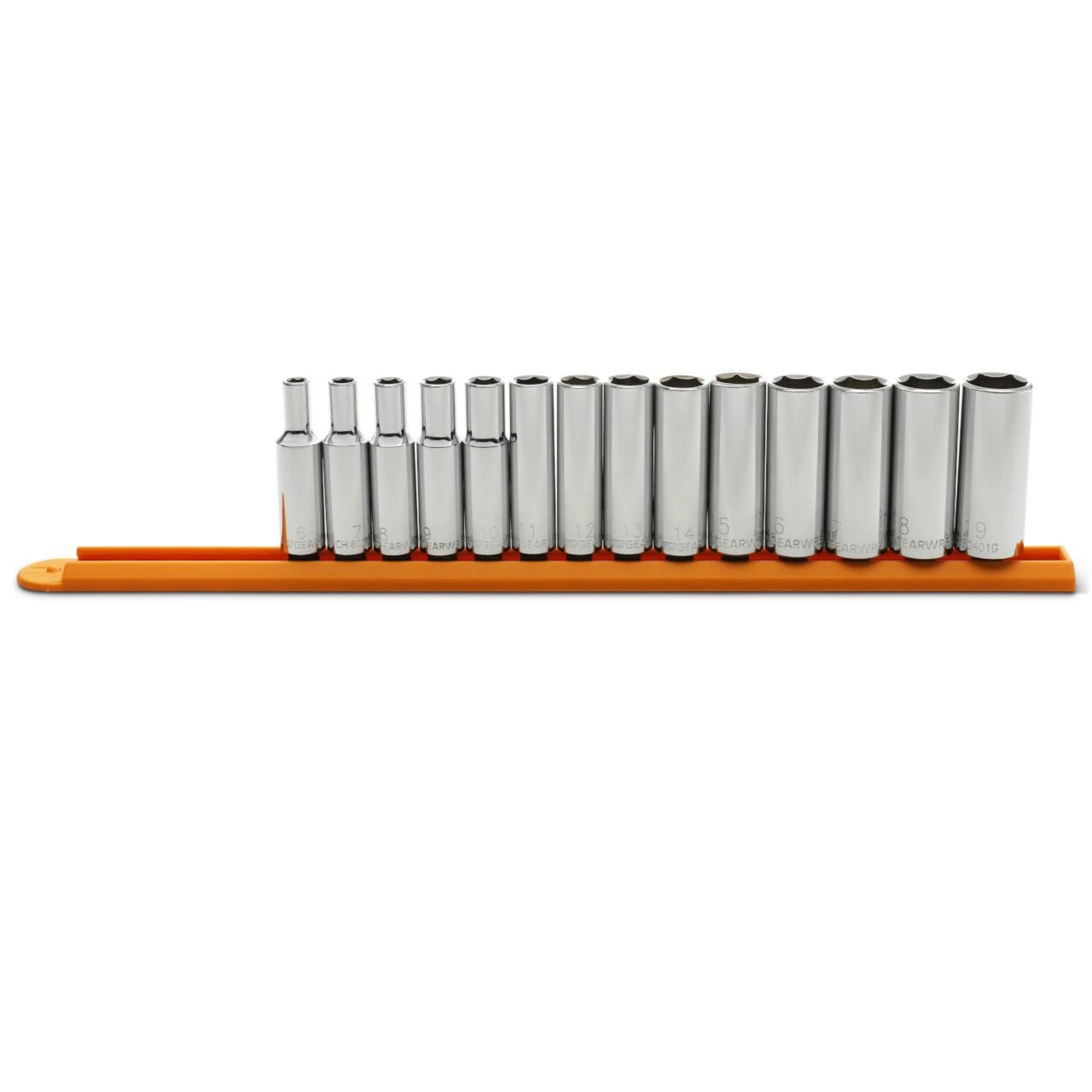 Gearwrench® 14Pc 3/8in.Drive Metric 6-Point Deep Socket Set | Accent Tools