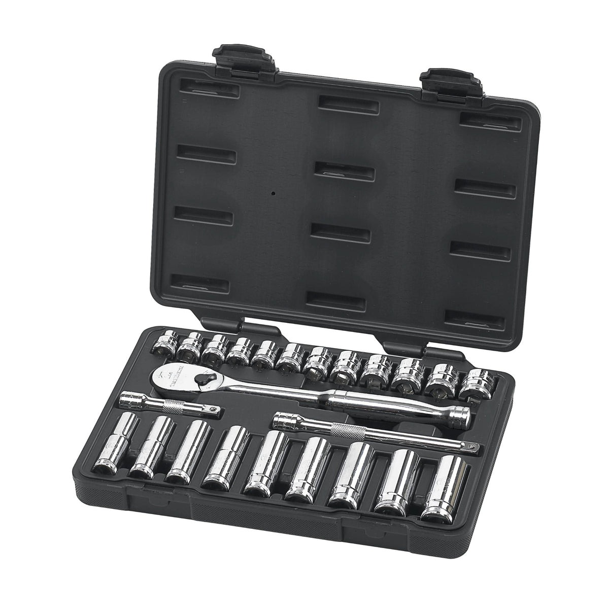 Gearwrench® 24Pc 3/8in. Drive Metric 6- & 12-Point Standard & Deep Socket Set | Accent Tools