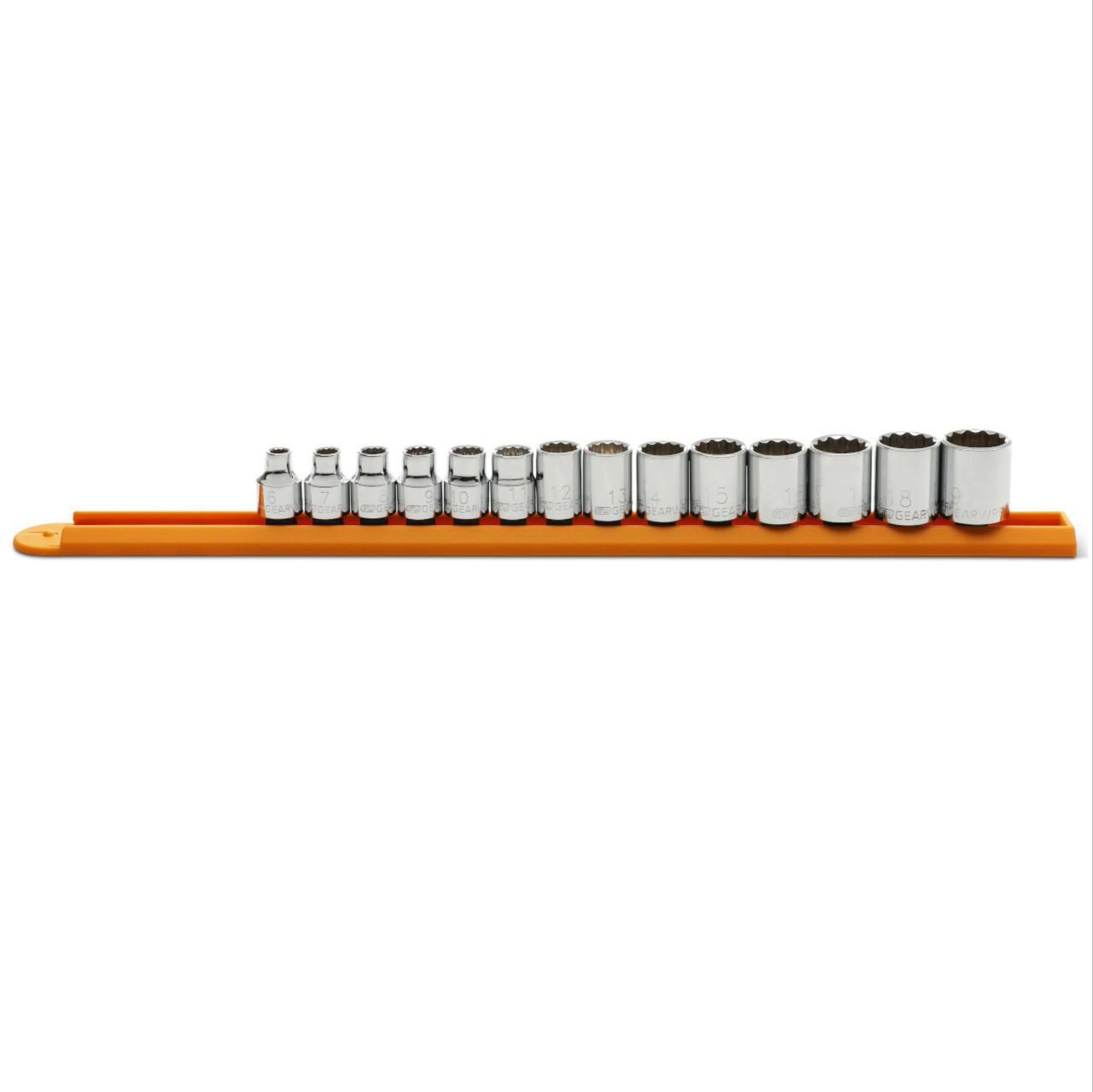 Gearwrench® 14Pc 3/8in. Drive Metric 12-Point Standard Socket Set | Accent Tools