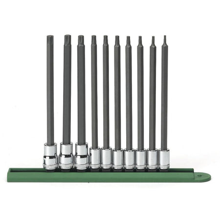 Gearwrench® 10Pc 1/4 & 3/8 in. Drive Torx Long Bit Socket Set | Accent Tools