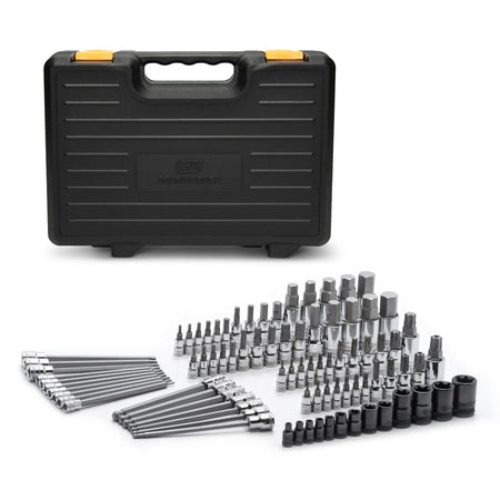Gearwrench® Socket Set Hex & Torx Bit BlowMold Case MET/SAE 84Pc | Accent Tools