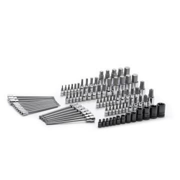 Gearwrench® Socket Set Hex & Torx Bit BlowMold Case MET/SAE 84Pc | Accent Tools