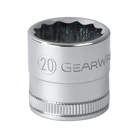 Gearwrench® 20mm 1/2in. Drive 12-Point Metric Standard Socket | Accent Tools