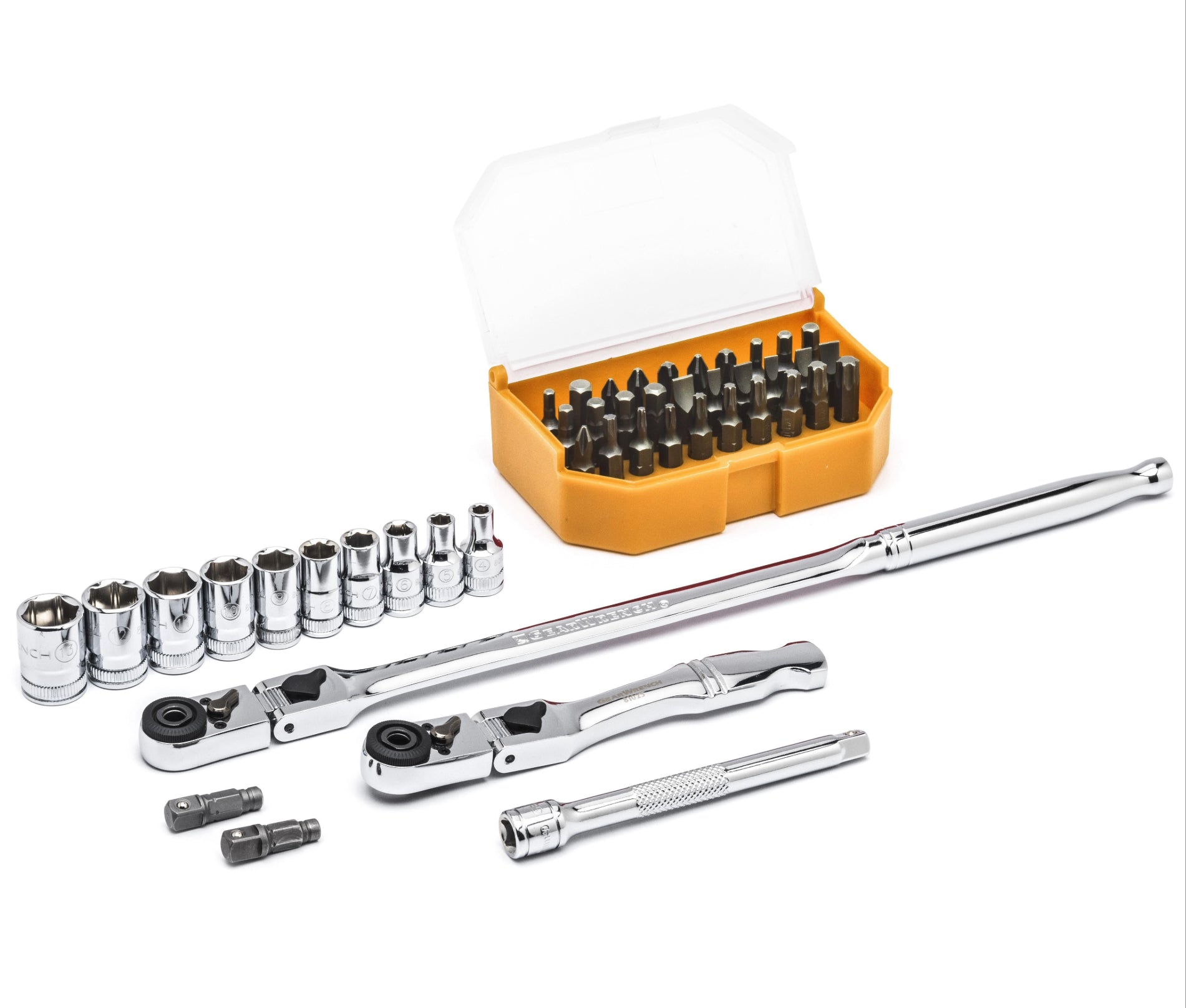 Gearwrench® 45Pc 1/4in. Drive Slim Head Ratchet Set | Accent Tools
