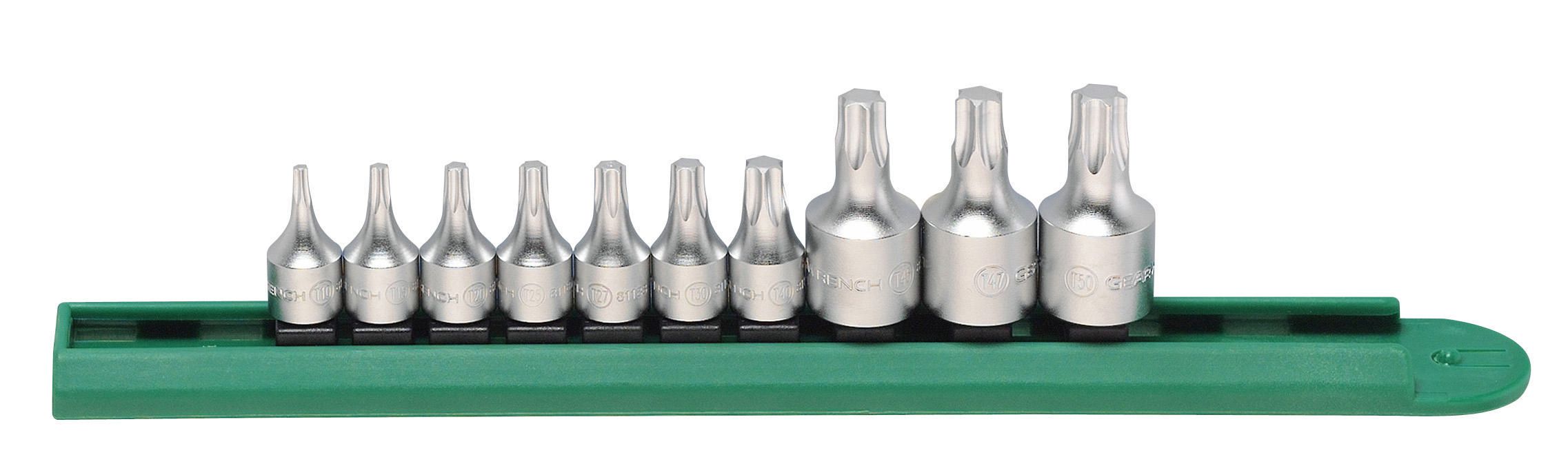 Gearwrench® Socket Set 1/4 & 3/8 Drive Bit Set Torx Stubby Rail 10Pc | Accent Tools