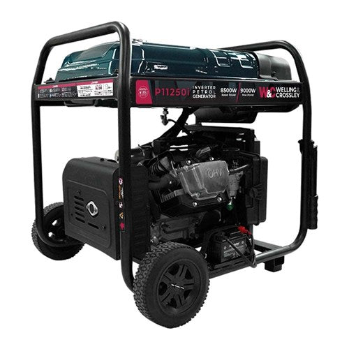 W&C 11.25 kVA (9,000W) Open Frame Inverter Petrol Generator with E-Start WC-P11250i | White International