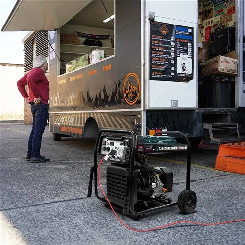 W&C 11.25 kVA (9,000W) Open Frame Inverter Petrol Generator with E-Start WC-P11250i | White International