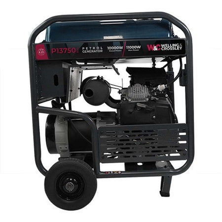 W&C 13.75 kVA (11,000W) Open Frame AVR Petrol Generator E-Start & RCD WC-P13750RCD | White International