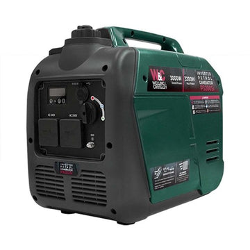 W&C 3,200W Smart Silent Inverter Petrol Generator WC-P3200Si | White International
