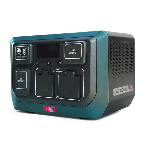 600W W&C Battery Generator Portable Power Station WC-BG600 | White International