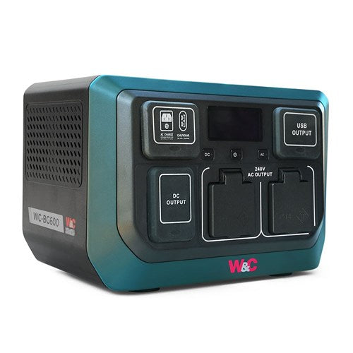 600W W&C Battery Generator Portable Power Station WC-BG600 | White International