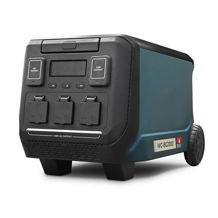 2000W W&C Battery Generator Portable Power Station WC-BG2000 | White International
