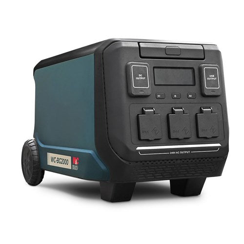 2000W W&C Battery Generator Portable Power Station WC-BG2000 | White International