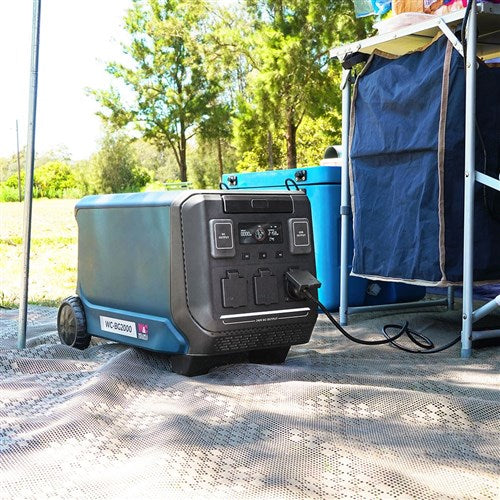 2000W W&C Battery Generator Portable Power Station WC-BG2000 | White International