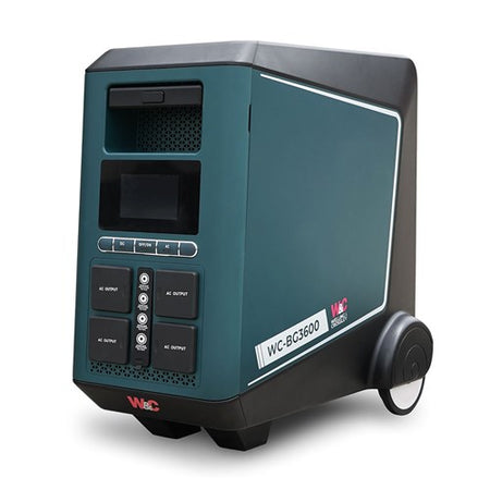 3600W W&C Battery Generator Portable Power Station WC-BG3600 | White International