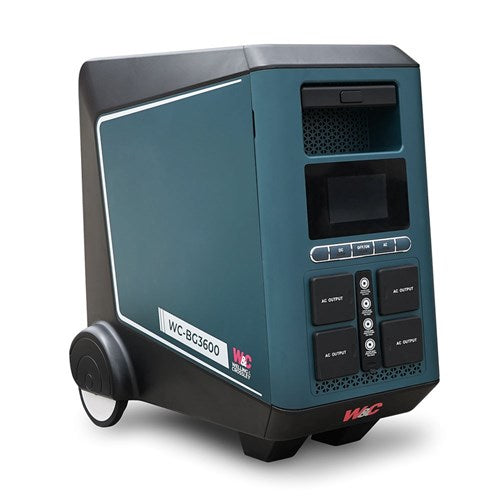3600W W&C Battery Generator Portable Power Station WC-BG3600 | White International