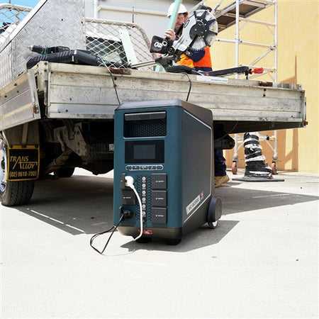5500W W&C Battery Generator Portable Power Station WC-BG5500 | White International
