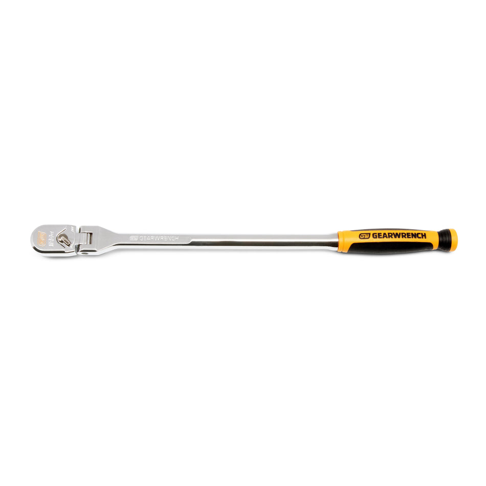 Gearwrench® 3/8in. Drive 120XP Dual Material Handle Flex Head Teardrop Ratchet | Accent Tools