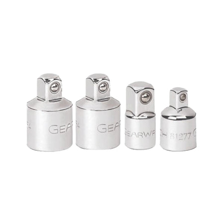 Gearwrench® 1/4 3/8 and 1/2 r Adapter Set on Socket Rail 4Pc | Accent Tools