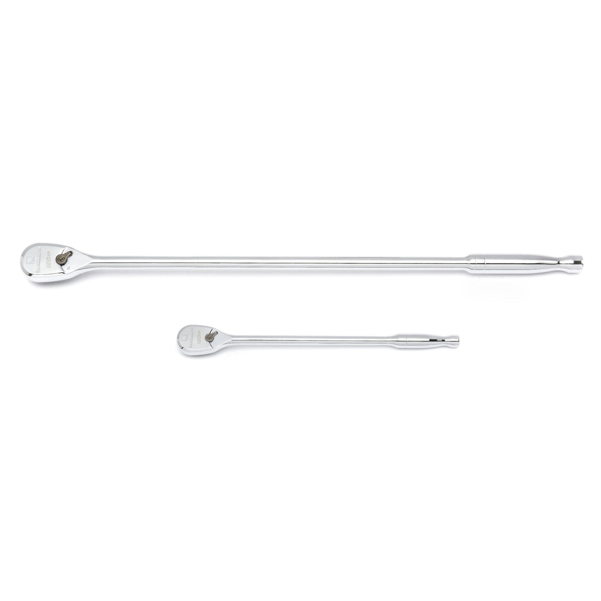GEARWRENCH 120XP 2-piece ratchet set with 1/4 and 3/8 inch drives, extra-long teardrop handles