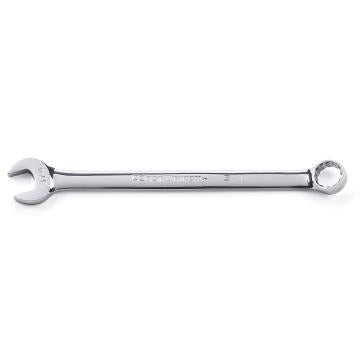 Gearwrench® 12 Point Metric Long Pattern Full Polish Non Ratcheting Combination Wrench, 19mm