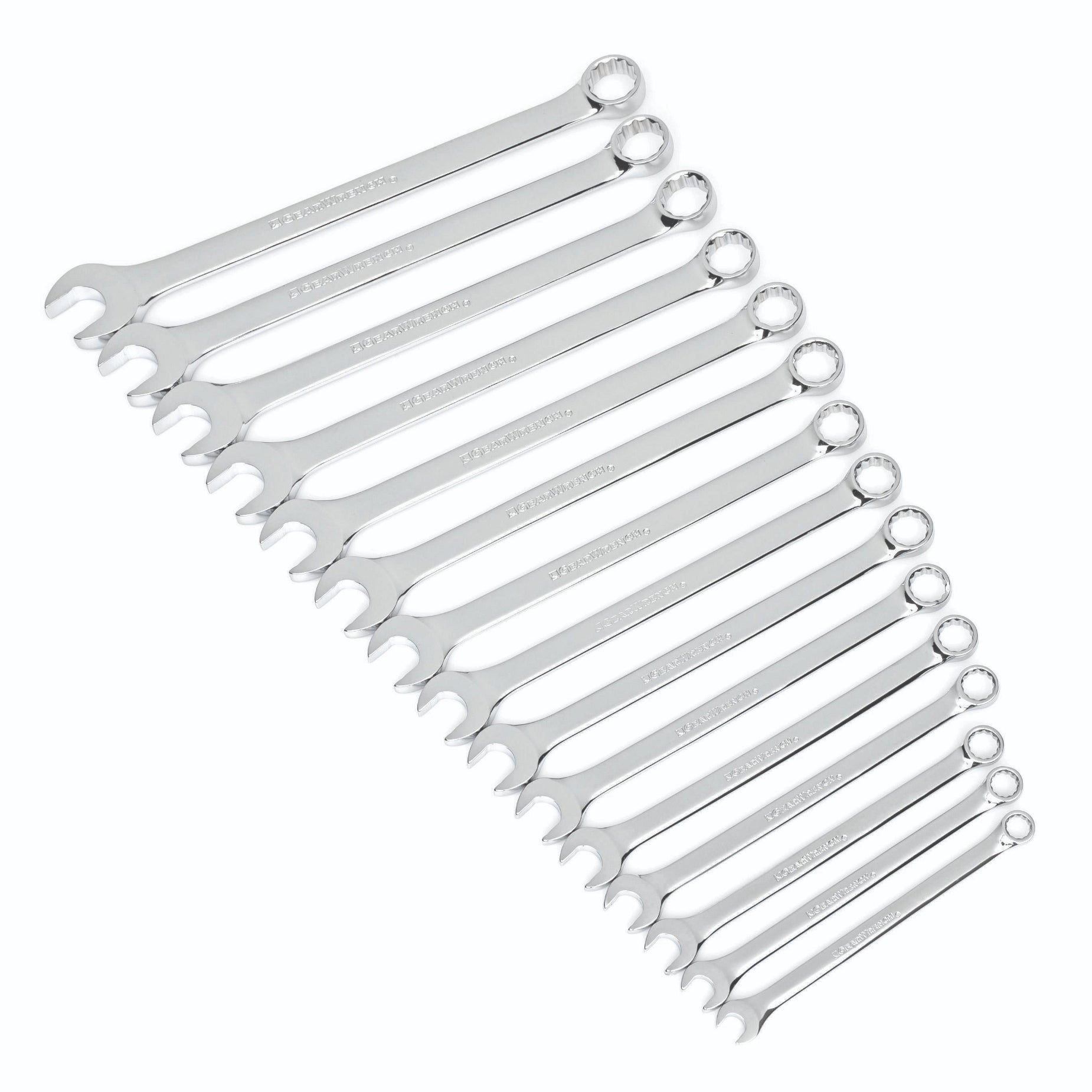 Gearwrench® 15Pc 12 Point Long Pattern Combination Metric Wrench Set | Accent Tools