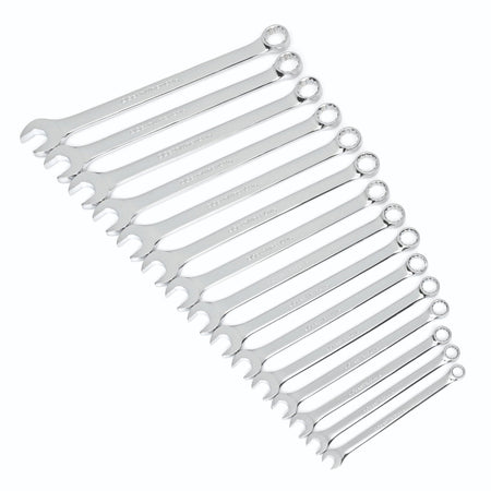 Gearwrench® 15Pc 12 Point Long Pattern Combination Metric Wrench Set | Accent Tools