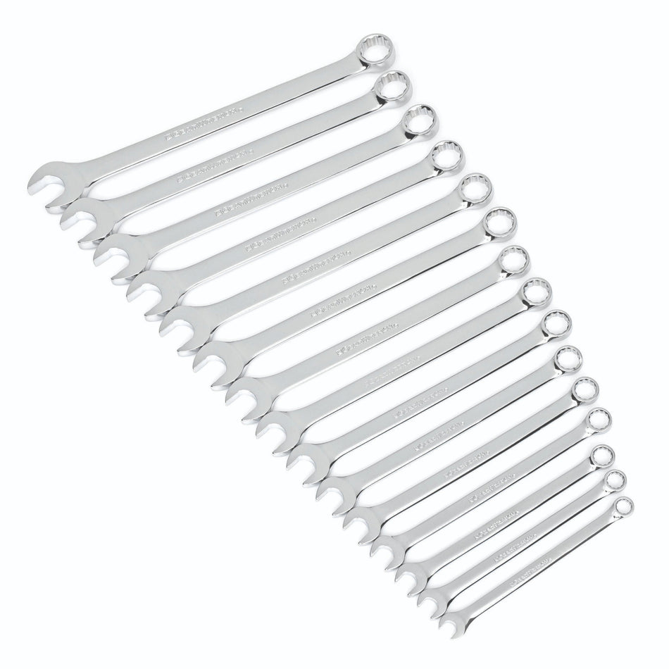Gearwrench® 15Pc 12 Point Long Pattern Combination Metric Wrench Set | Accent Tools