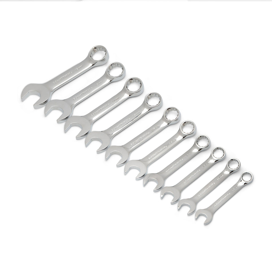 Gearwrench® 10Pc 12-Point Metric Stubby Combination Wrench Set