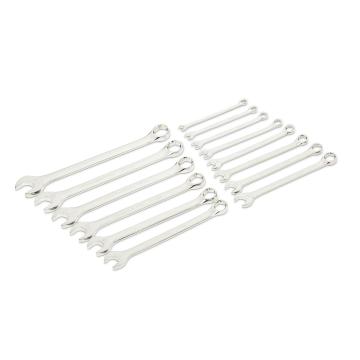 GEARWRENCH 14-piece metric combination wrench set laid out