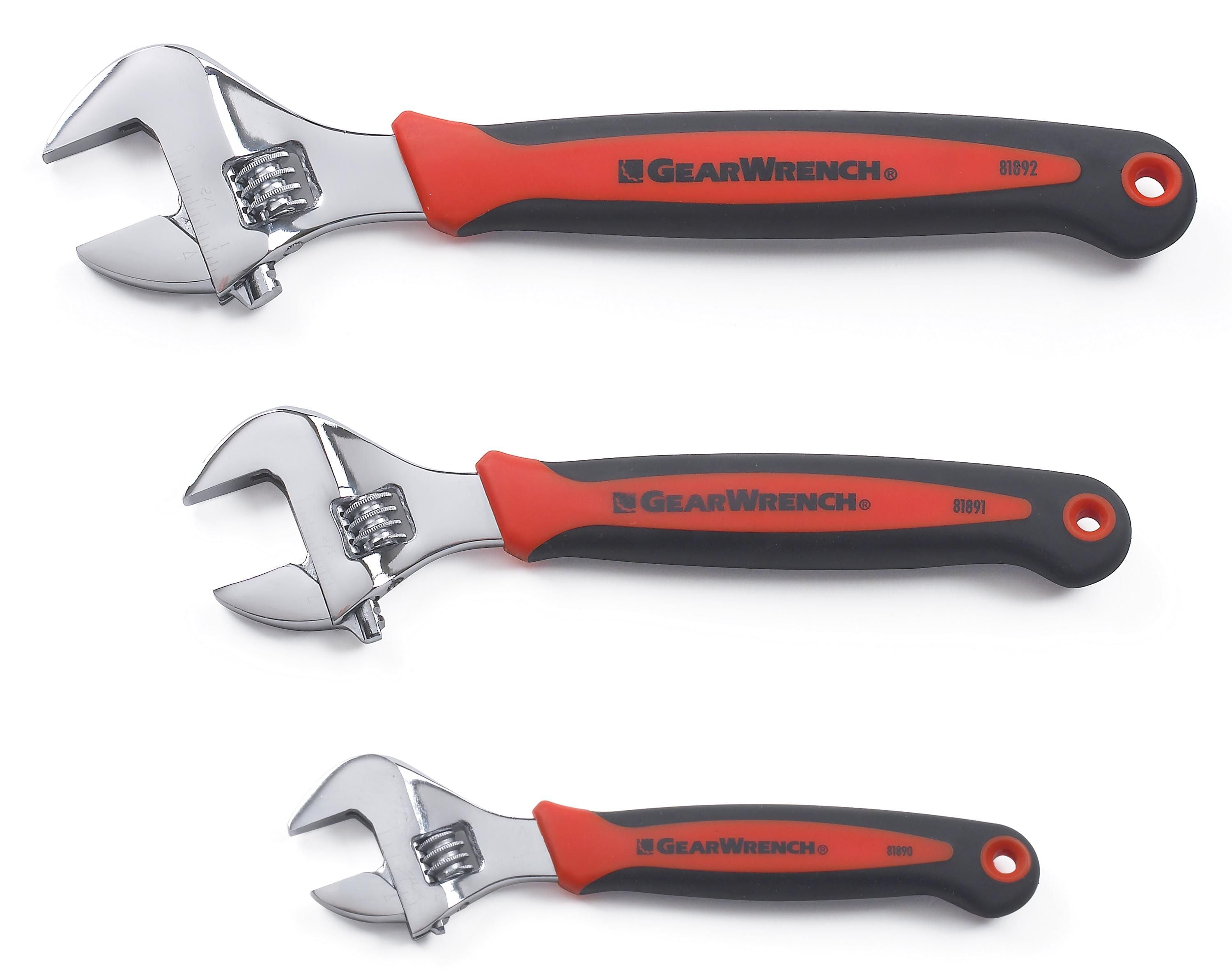 Gearwrench® Wrench Set Adjustable Cushion Grip 3Pc | Accent Tools