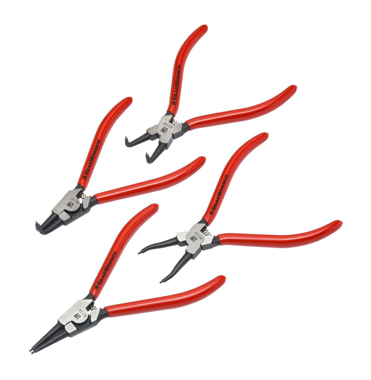 Gearwrench® 4 Pc 7in. Fixed Tip Internal & External Snap Ring Plier Set | Accent Tools