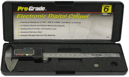 Allied Digital Caliper - 150mm Pro-Grade Metric/Imperial #82806 | Hobeca