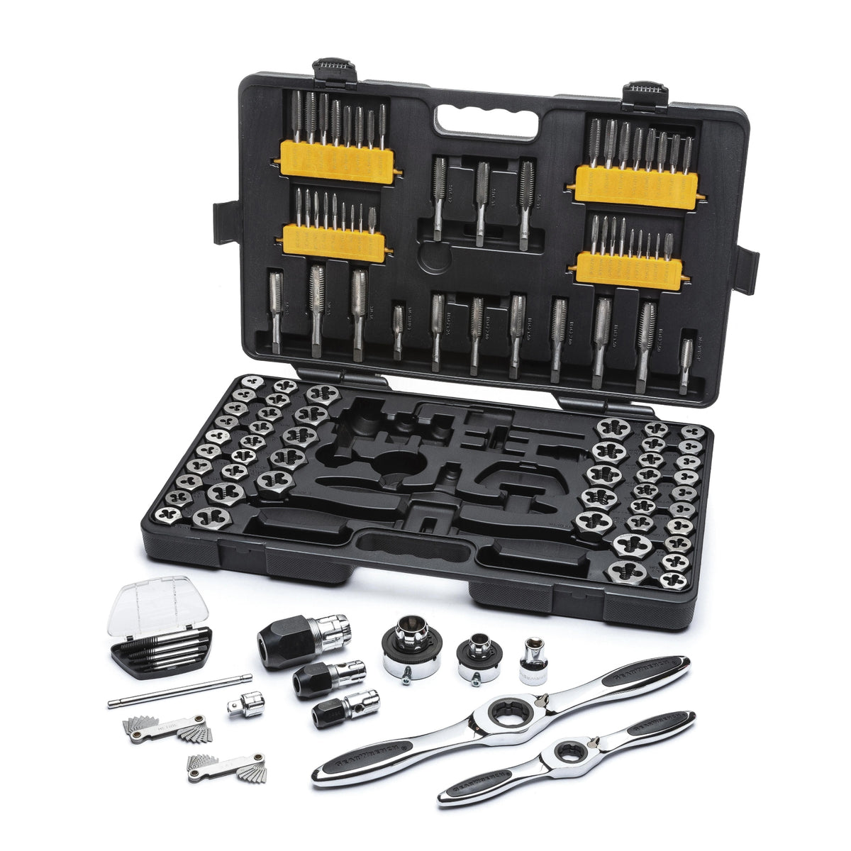 Gearwrench® 114Pc Metric & SAE Ratcheting Tap and Die Set | Accent Tools