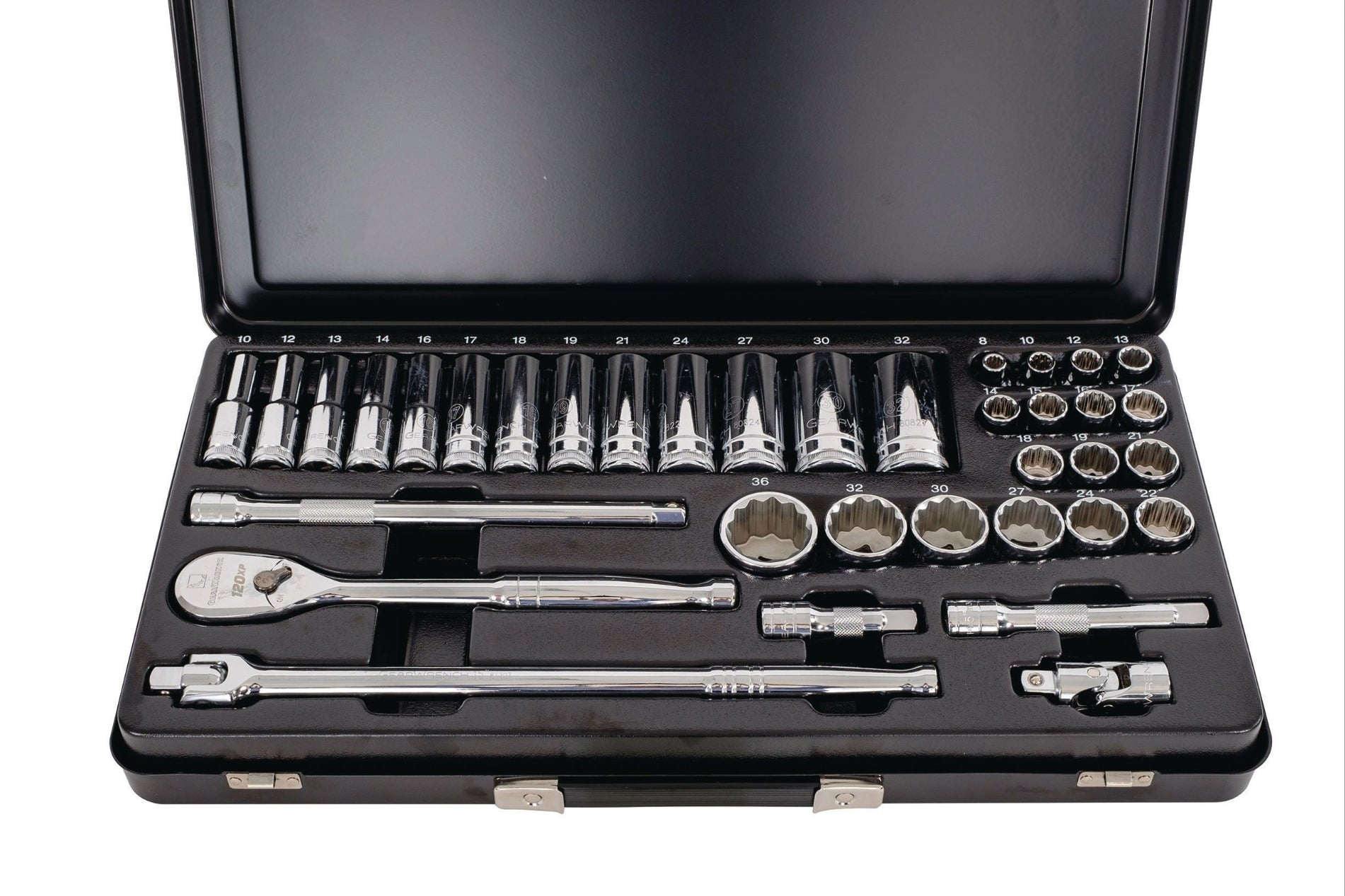 Gearwrench® 36Pc 1/2in. Drive Metric 120XP Deep & Standard Socket Set | Accent Tools