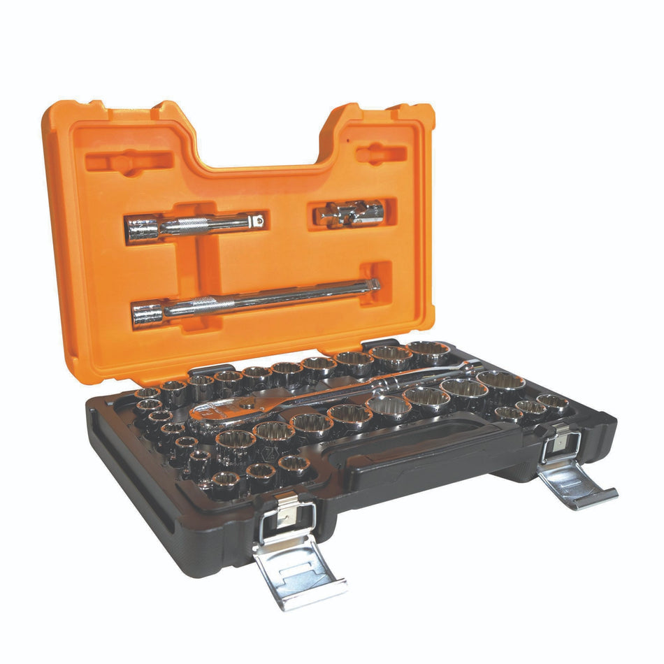 Gearwrench® 33Pc 1/2in. Drive Metric & SAE PTK Socket Set | Accent Tools