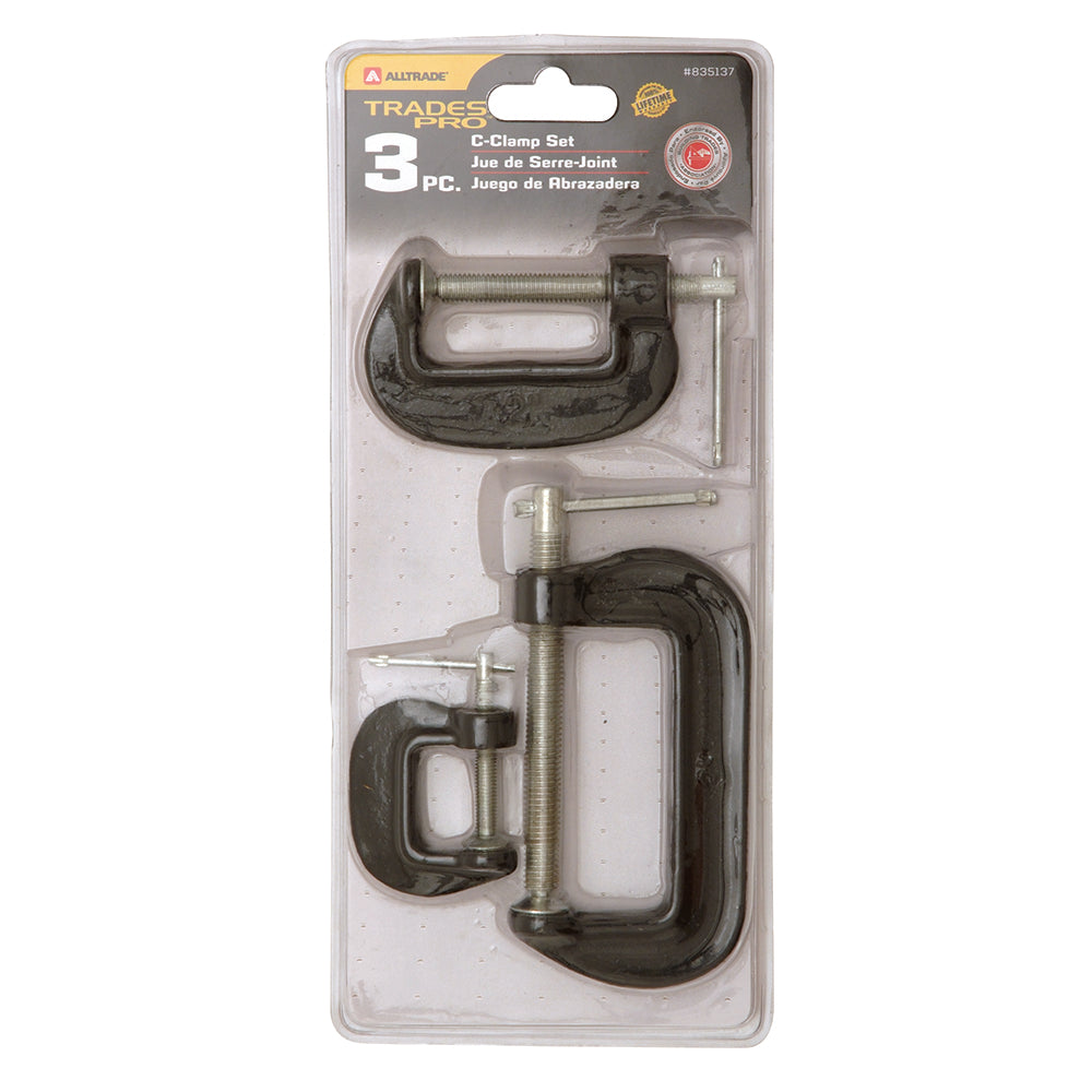 3pc C-Clamp Set | Alltrade