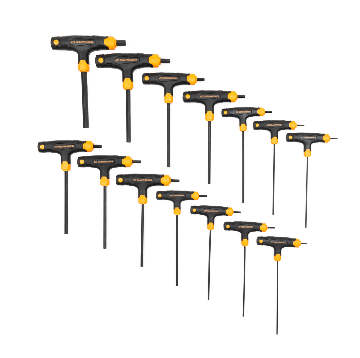Gearwrench® 14Pc Metric/SAE T-Handle Hex Key Set | Accent Tools
