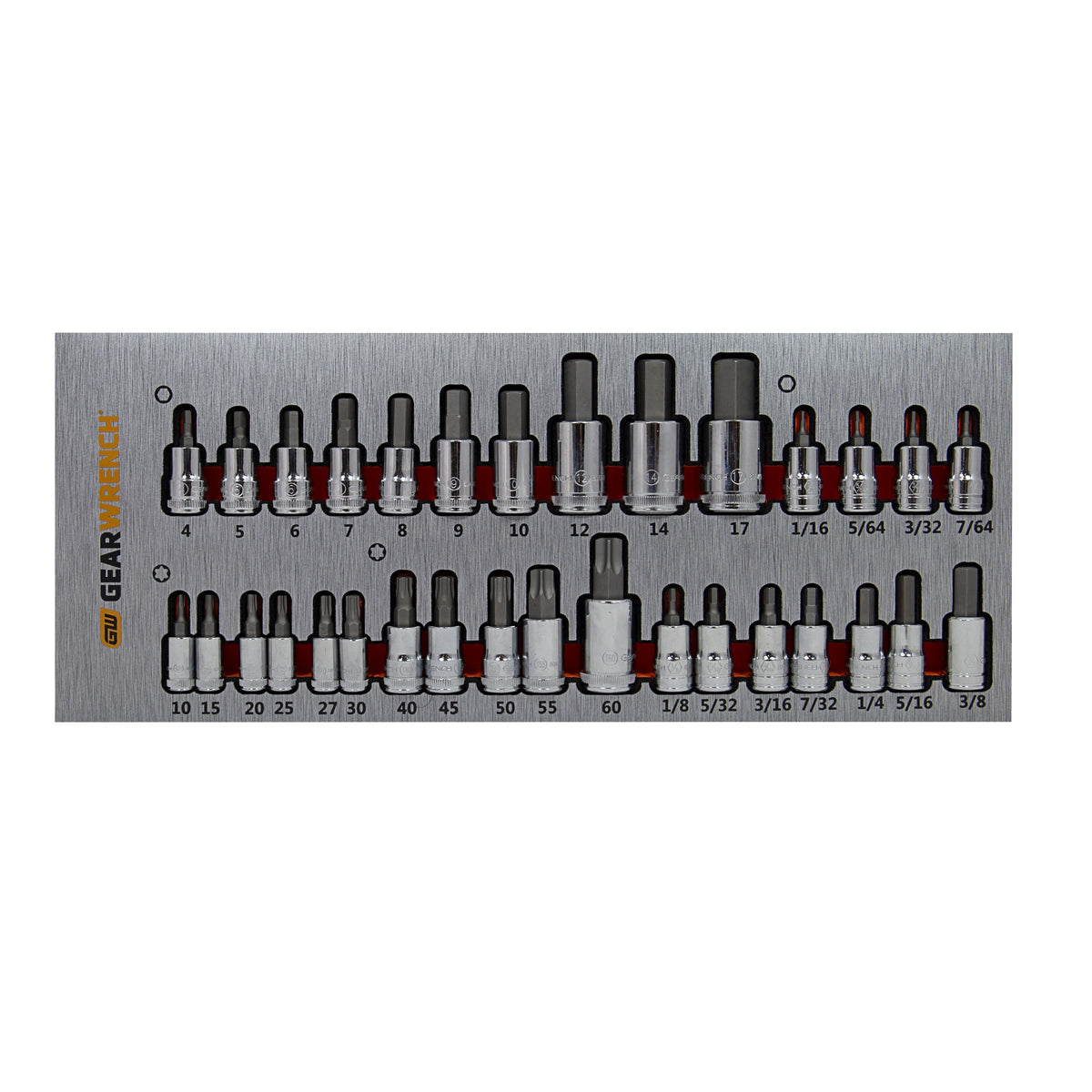 Gearwrench® 32Pc Hex & Torx Bit Set in EVA Tray | Accent Tools